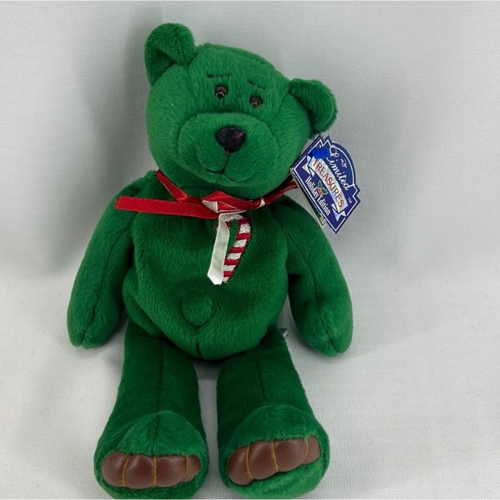 Green Plush Teddy Bear